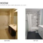 BATHROOM BEFORE & AFTER