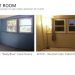 Guest Room Before & After Picture